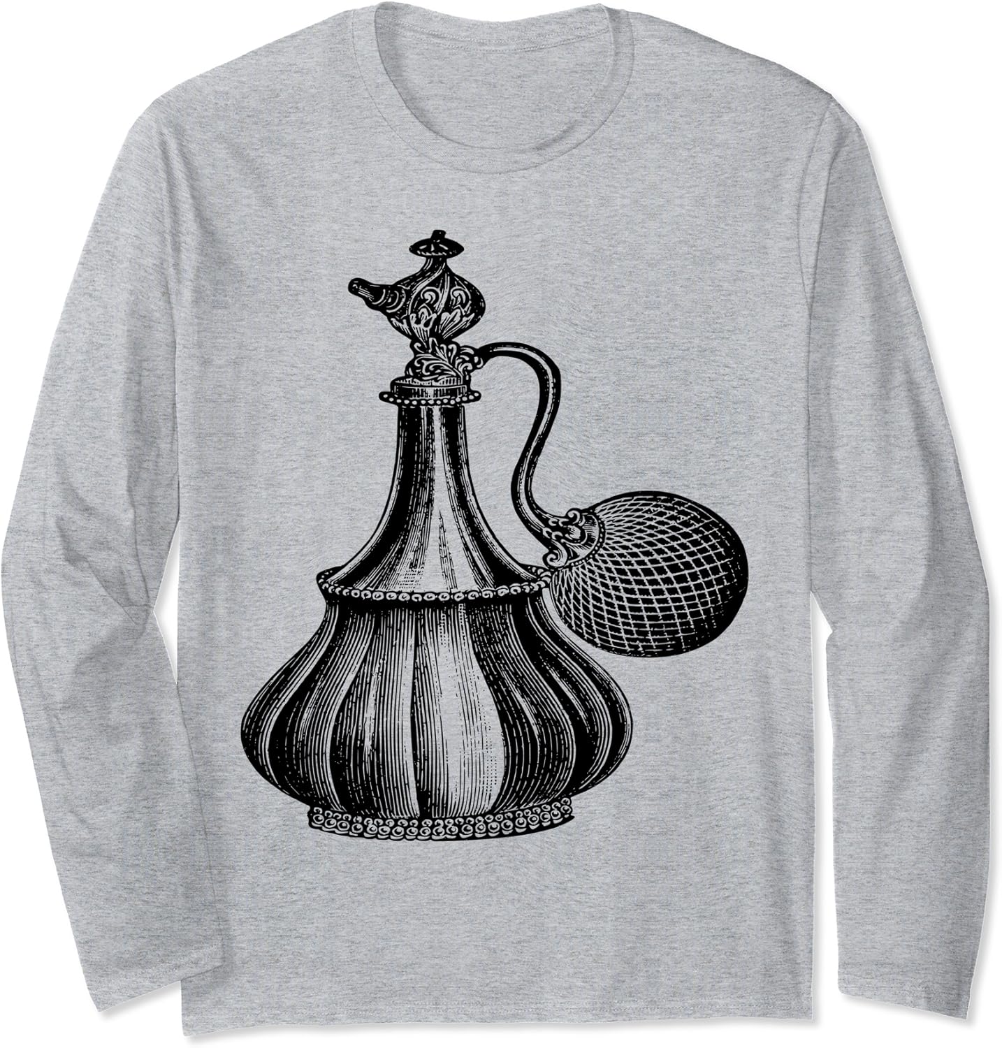 Vintage Perfume Bottle Long Sleeve TShirt Amazon.co.uk Fashion